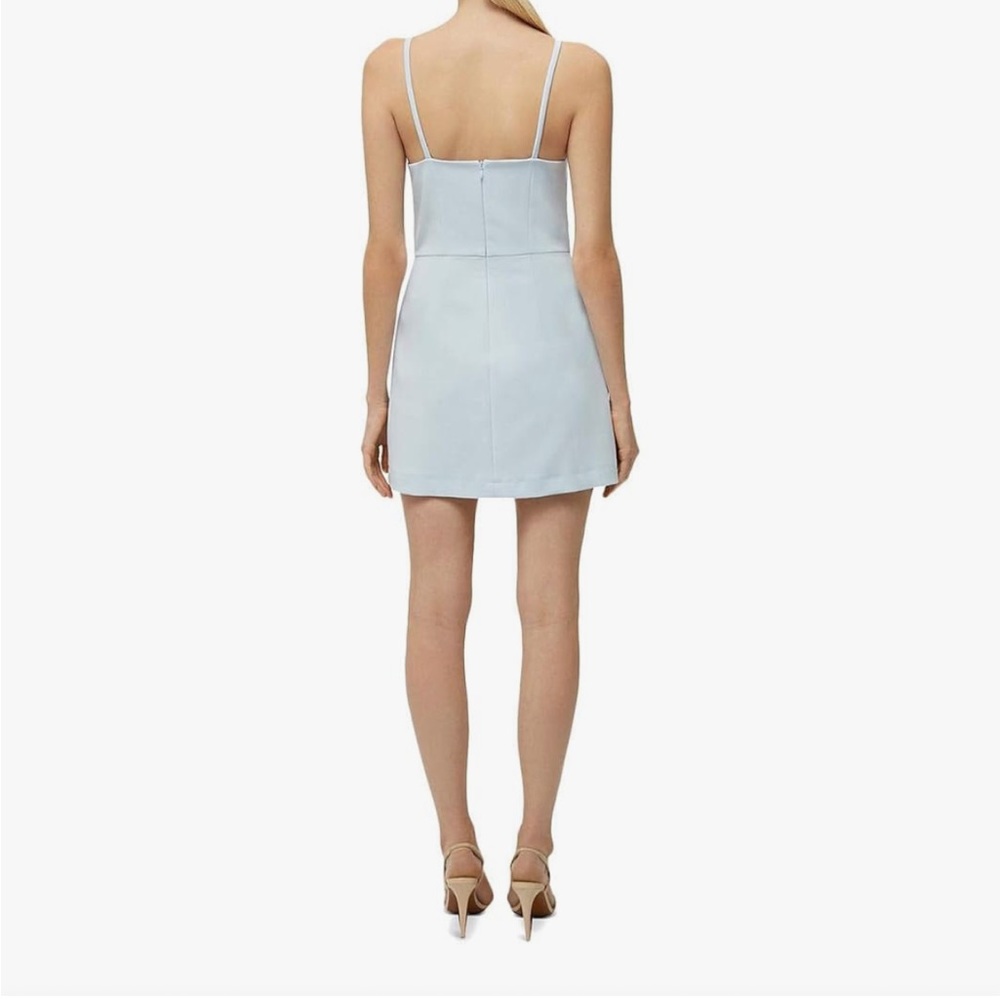 French Connection Light Blue Square Neck Dress 4 - image 2